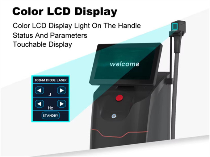 500W-1600W 4 Wavelengths for All Skin Color 808nm Diode Laser Hair Removal Machine