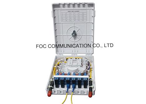 Outdoor Fiber Optic Termination Box Enclosure 24 Fiber For Telecommunication