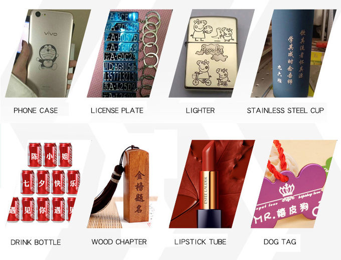 20W optical Fiber Laser Marking Names Engraved Wedding Rings