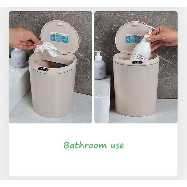 Smart Sensor Automatic Kitchen Plastic Garbage Waste Bins With Sensor Trash Bin with Lid