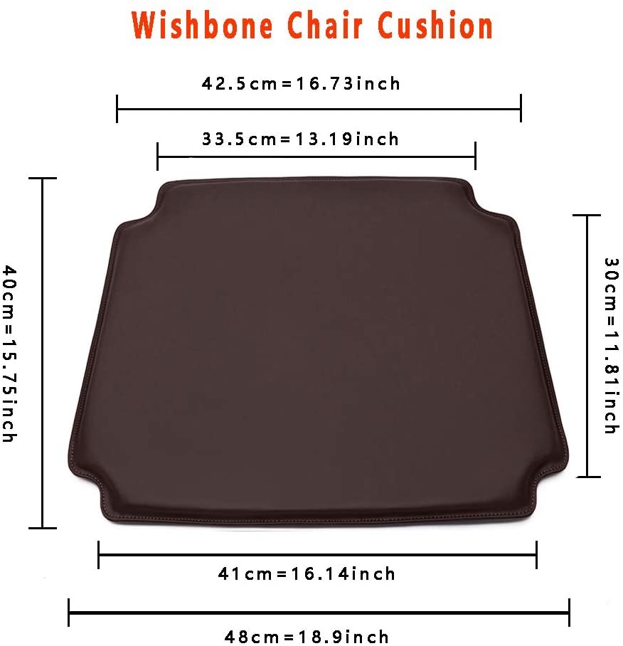 L15.75" W18.9" Wishbone Chair Cushion / Wishbone Style Dining Chair Cushion