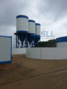 China Sincola Cement Storage Silo 100T Large Capacity With Customized Color on sale