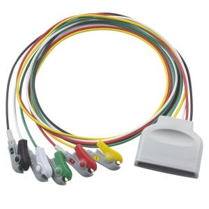Wholesale P-hilips MX40 Telemetry ECG Leadwires Patient cable 5 Lead ECG Leadwire IEC Grabber Clip 989803171931 from china suppliers