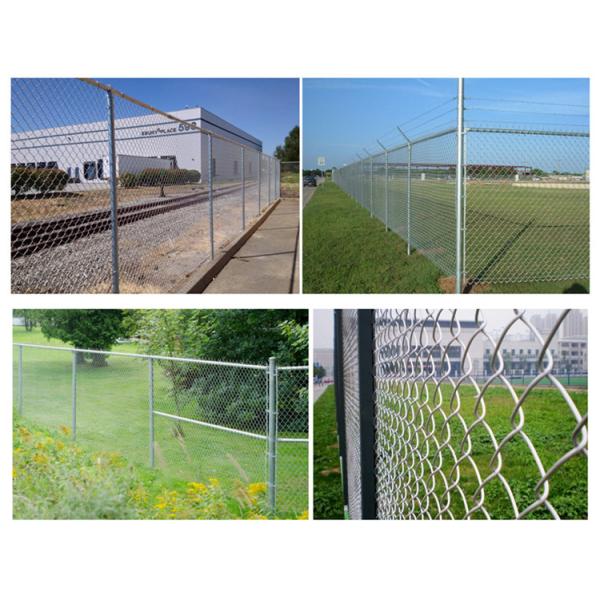 Airport Chain Link Security Fence 8 Foot Type 1.5 Inch Easily Assembled Eco Friendly