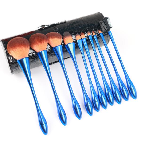Elegant Goat Hair Eyeshadow Brush , Flat Synthetic Foundation Brush For DIY