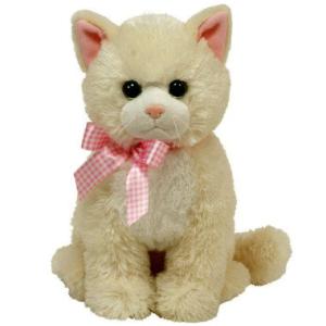 Wholesale Sitting Pose off-white Cat Plush Toys from china suppliers