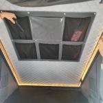 Outdoor Light Dark Grey Hard Shell Rooftop Tent 202*122*5cm Mattress Size