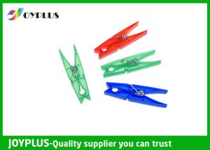 Wholesale Portable Extra Strong Clothes Pegs Plastic For Laundry PP / TPR Material from china suppliers