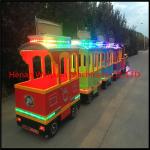 Attractions tourist road train trackless train for sale