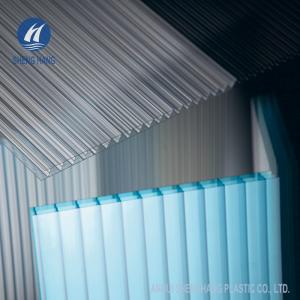 Wholesale SGS Greenhouse Triple Wall Polycarbonate Panel 4x8 Fire Resistant from china suppliers