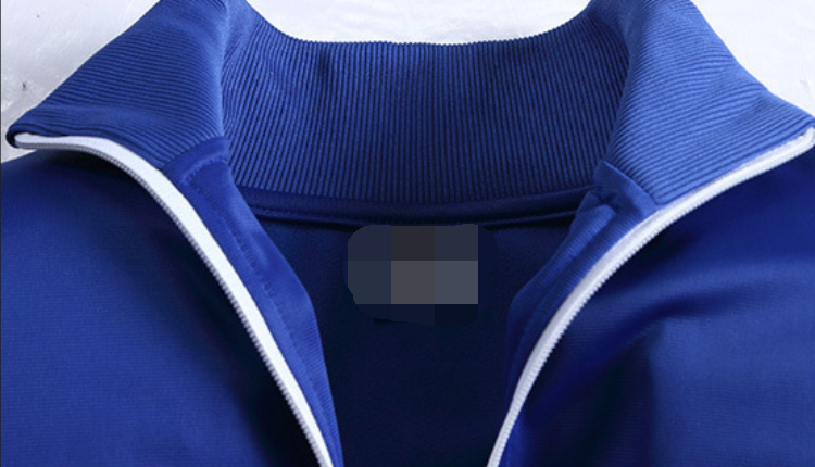 Breathable Lightweight Polyester Jacket Blank Standing Collar Gym Apparel