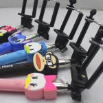 Buy factory produce Wired cartoon monopod,selfie stick monopod