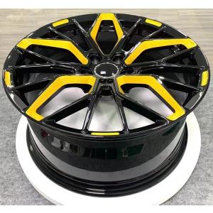Wholesale Custom special milling colour gloden blue Forged Wheels from china suppliers