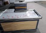 1200MM Aluminum Alloy Supermarket Checkout Counter With Conveyor Belt ISO9001