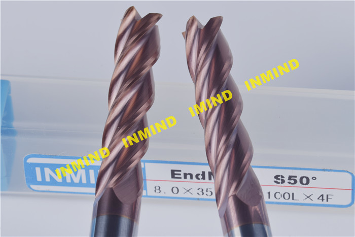 Standard Cnc Milling Solid Carbide Cutter / Extra Long 8 mm Drill Cutting Tool