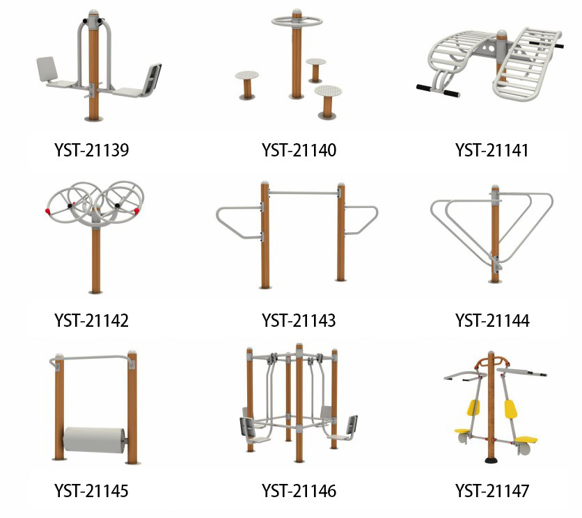 114mm Pipe Bodybuilder Impulse Outdoor Park Equipment Galvanized