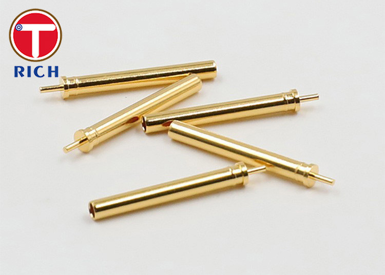 CNC Brass Electrical Parts Aviation Waterproof Connector Pin Socket Hardware Copper Parts