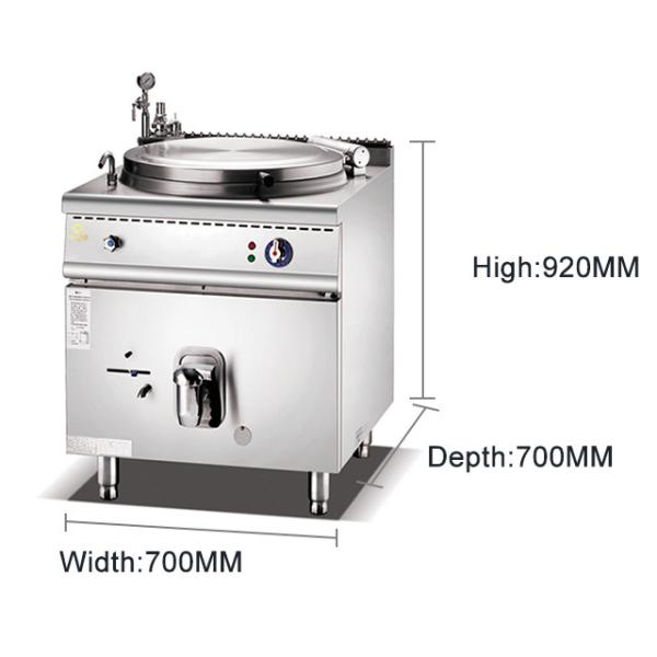 Restaurant Commercial Kitchen Cooking Equipment with Adjustable Temperture