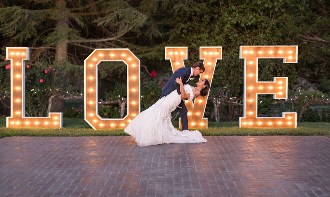 Plug Powered Custom Neon Marquee Light Up Letters for Wedding Party Will You Marry Me