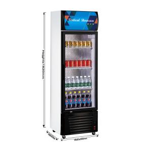 Wholesale Stainless Steel Beverage Display Cooler 210L Capacity Restaurant Cooling Equipment from china suppliers