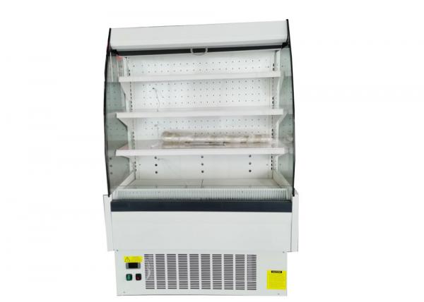Quality Grab And Go 70cm Refrigerated Curved Merchandiser Cooler White for sale