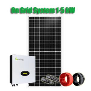 China 1-5kW Multi Core 50m AC240V On Grid Solar PV System on sale