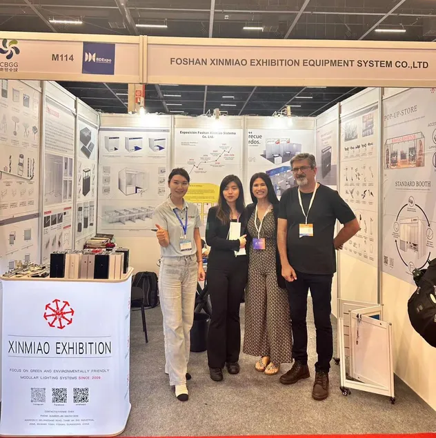 Xinmiao Customized Shell Scheme Booth 2 by 2m for Exhibition and Event