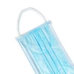 White Blue Disposable Medical Face Mask Customized Colors And Logos