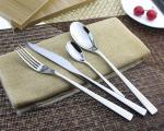 New Forged Heavy Cutlery Set Stainless Steel Flatware China Red Color NC021