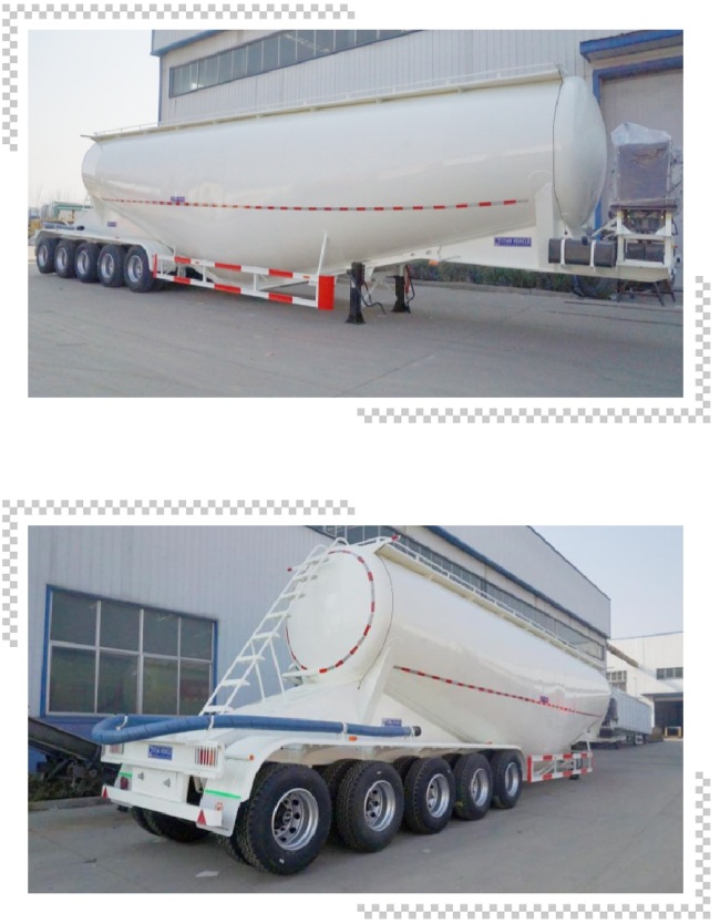 TITAN 5 Axle 60 CBM Dry Bulk Cement Tanker Trailer for Sale