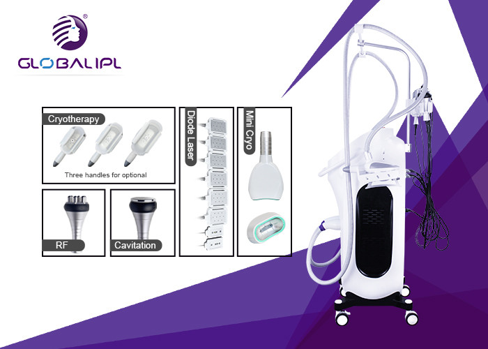 RF Fat Dissolving Cryolipolysis Machine 8.4 Inch Touch Screen Display CE Assured