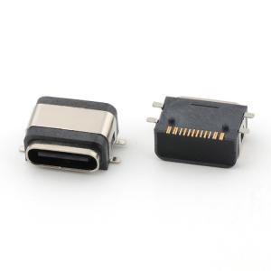 Wholesale USB 16pin Waterproof IPX8 Type C Female Connector SMT AC DC 5V Rated Voltage from china suppliers
