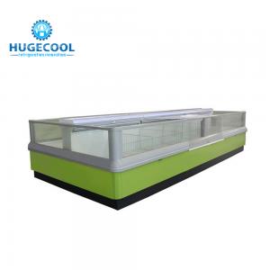 Wholesale Electric Supermarket Refrigeration Equipment , Island Display Freezer from china suppliers