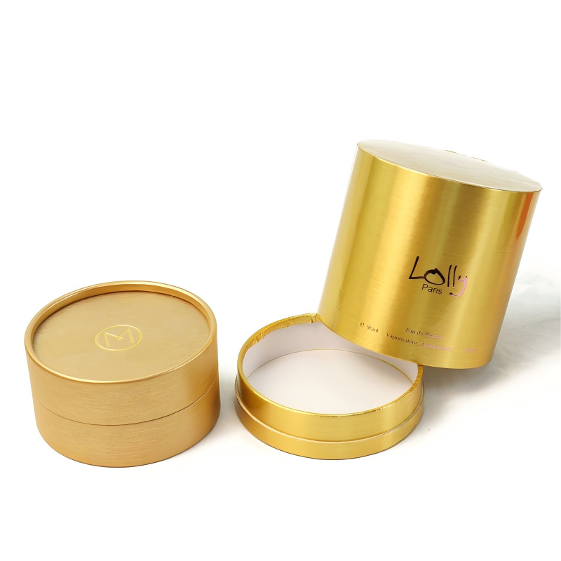 Wholesale Customized private luxury skin care product packaging cylindrical paper tube gift box color can be customized from china suppliers