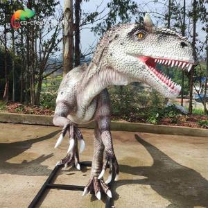 Wholesale Amusement Park Large Fibreglass Animals Life Size Allosaurus Animatronic Eco friendly from china suppliers