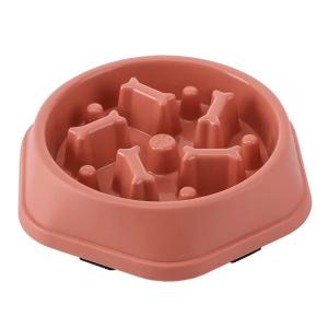 Wholesale Hexagonal Pet Slow Feeder Bowl Anti-Choking Dog Food Bowl with Non-Slip Base | MOQ 1000 PCS from china suppliers