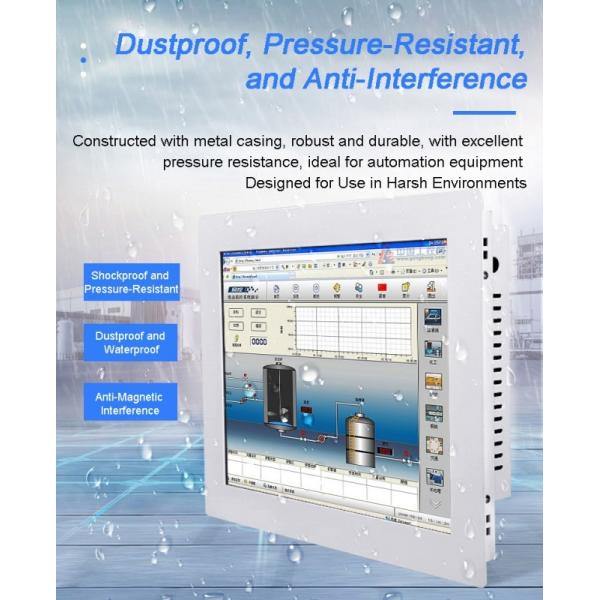 12.1 Inch Rear-mount Industrial Touchscreen I3 I5 I7 Fanless Embedded Panel PC