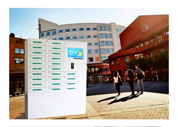 Quality 24 Box Cell Phone Charging Kiosk / Valet Charging Station For School University Library Vending Machine Kiosk for sale