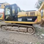 20 Ton Used Cat320d Excavator with Original Hydraulic Pump and Valve in Good