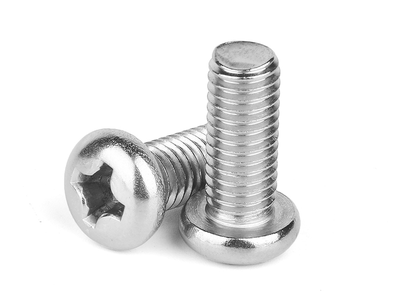 Customized High-quality Steel Galvanized Pan Head Screw Machine Micro Screw ISO7380