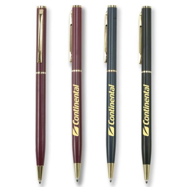 brass material continental hotel pen, continental metal pen for continental
