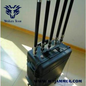 Wholesale UHF VHF GPS WIFI Cell phone Jammer Portable Bomb Gas Station Oil Depot High power waterproof Blaster Shelter from china suppliers