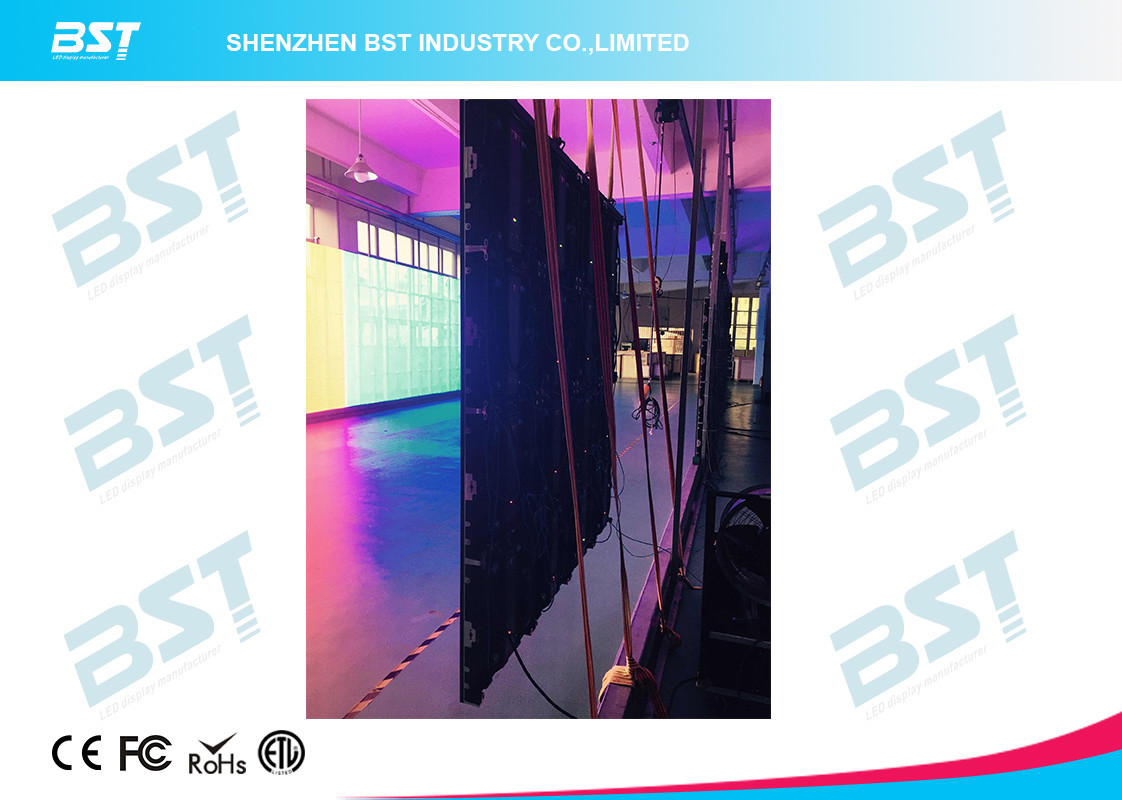 500*1000Mm full color led screen rental or fixed installation die casting aluminum