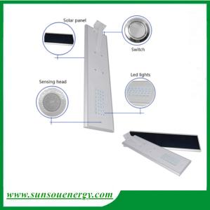 Wholesale Solar street light price of all in one solar street light 50w led solar street light high lumens from china suppliers