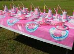 Pink Pig theme Kids Birthday Party Decoration Set Party Supplies Baby Birthday