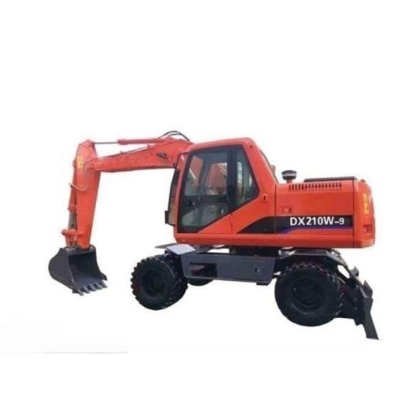 Hydraulic 20 Ton Wheel Excavator DX210W-9 Cummins Isuzu Engine