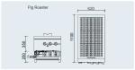 Stainless Steel Gas Pig Roaster Pig Cooking Stove 620 x 1100 x 600mm