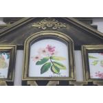 Eco Friendly Family Picture Frame Collage , Large Gold Picture Frames
