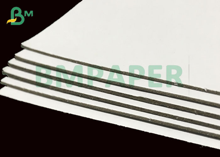 Double Sided Bleached Color Laminated Duplex Board White Back 2mm 3mm Thick 