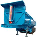 U Shape Dump Truck Semi Trailer 40 CBM 45 CBM Heavy Duty Semi Trailer Tipper
